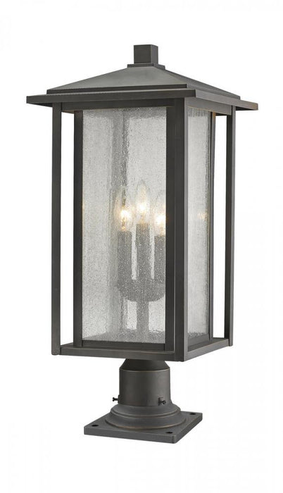 3 Light Outdoor Pier Mounted Fixture | 554PHXLR-533PM-ORB