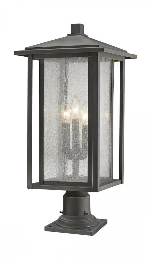 3 Light Outdoor Pier Mounted Fixture | 554PHXLR-533PM-ORB