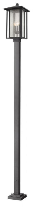 3 Light Outdoor Post Mounted Fixture | 554PHXLS-536P-BK