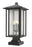 3 Light Outdoor Pier Mounted Fixture | 554PHXLS-SQPM-ORB