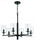 Craftmade Hailie 6 Light Chandelier in Flat Black