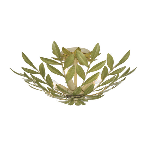 Broche 20.75'' Champagne Green Tea Semi Flush Mount | 560-CT