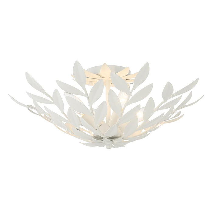 Broche 4 Light Matte White Semi Flush Mount | 560-MT