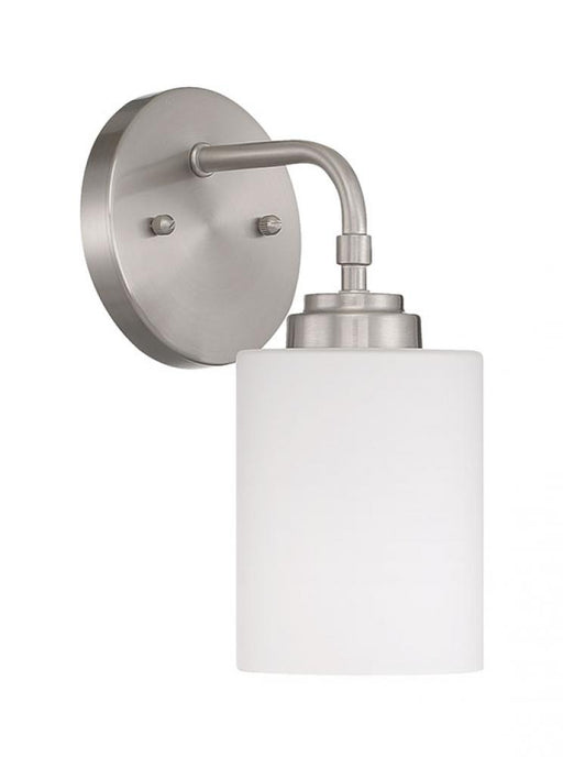 Craftmade Stowe 1 Light Wall Sconce in Brushed Polished Nickel