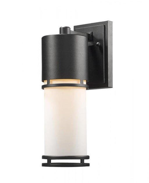 1 Light Outdoor Wall Light | 560M-BK-LED