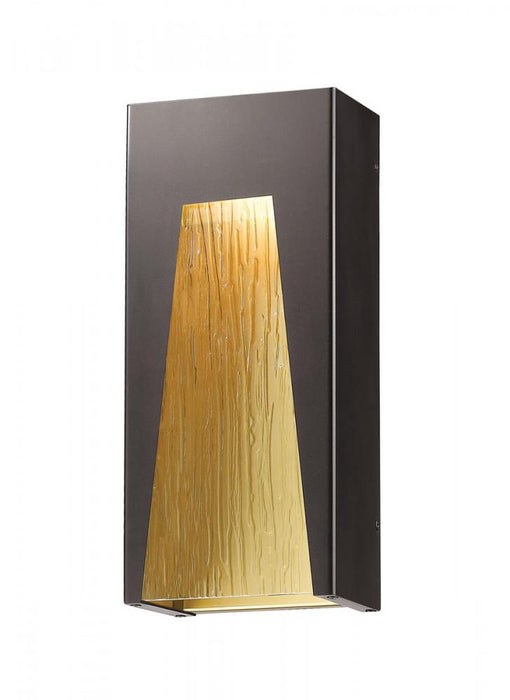 1 Light Outdoor Wall Light | 561B-DBZ-GD-CSL-LED