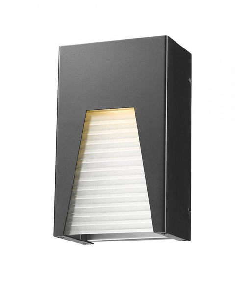 1 Light Outdoor Wall Light | 561S-BK-SL-FRB-LED