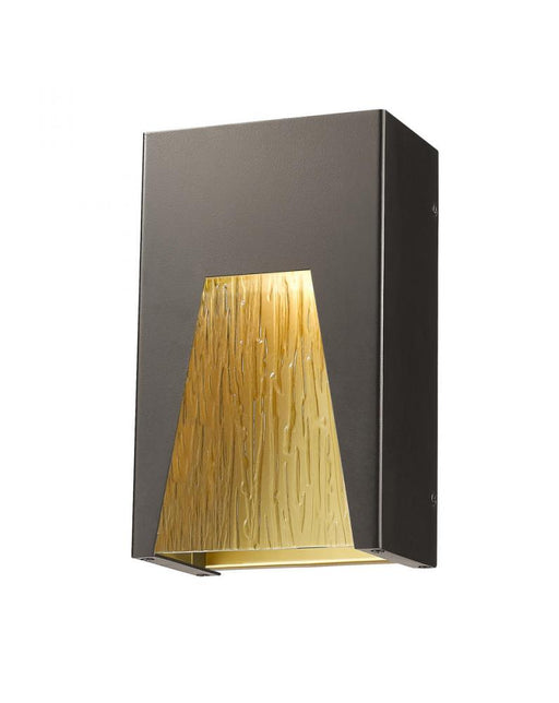 1 Light Outdoor Wall Light | 561S-DBZ-GD-CSL-LED
