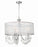 Crystorama Hampton 5 Light Drum Shade Polished Chrome Chandelier