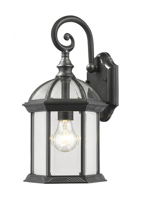 1 Light Outdoor Wall Light | 563M-BK