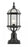 1 Light Outdoor Pier Mounted Fixture | 563PHM-533PM-BK