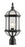 1 Light Outdoor Post Mount Fixture | 563PHM-BK