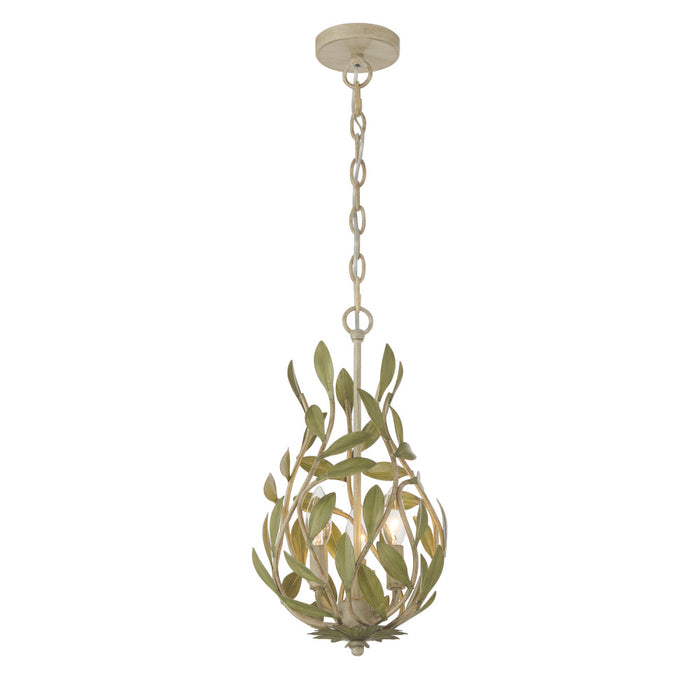 Broche 9'' Champagne Green Tea Chandelier | 565-CT