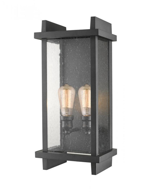 2 Light Outdoor Wall Light | 565B-BK