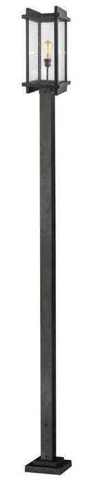 1 Light Outdoor Post Mounted Fixture | 565PHBS-536P-BK