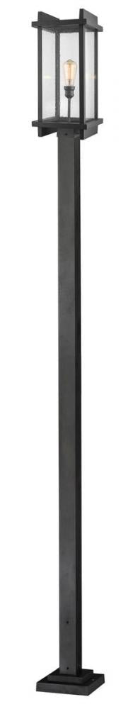 1 Light Outdoor Post Mounted Fixture | 565PHBS-536P-BK