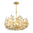 Broche 23'' Antique Gold Chandelier | 566-GA