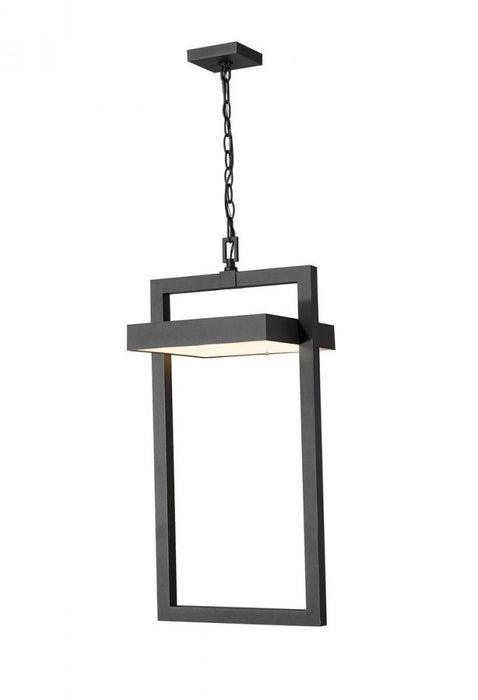 1 Light Outdoor Chain Mount Ceiling Fixture | 566CHXL-BK-LED