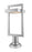 1 Light Outdoor Pier Mounted Fixture | 566PHBR-553PM-SL-LED