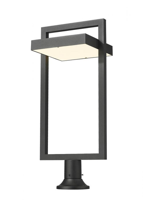 1 Light Outdoor Pier Mounted Fixture | 566PHXLR-553PM-BK-LE