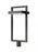 1 Light Outdoor Post Mount Fixture | 566PHXLR-BK-LED