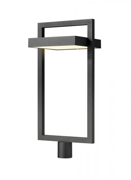 1 Light Outdoor Post Mount Fixture | 566PHXLR-BK-LED