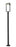 1 Light Outdoor Post Mounted Fixture | 566PHXLS-536P-BK-LED