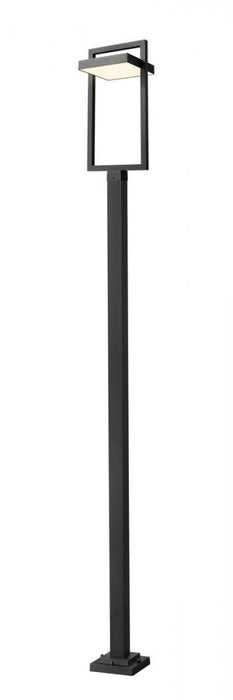 1 Light Outdoor Post Mounted Fixture | 566PHXLS-536P-BK-LED
