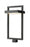 1 Light Outdoor Post Mount Fixture | 566PHXLS-BK-LED