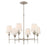 Broche 32'' Antique Silver Chandelier | 568-SA