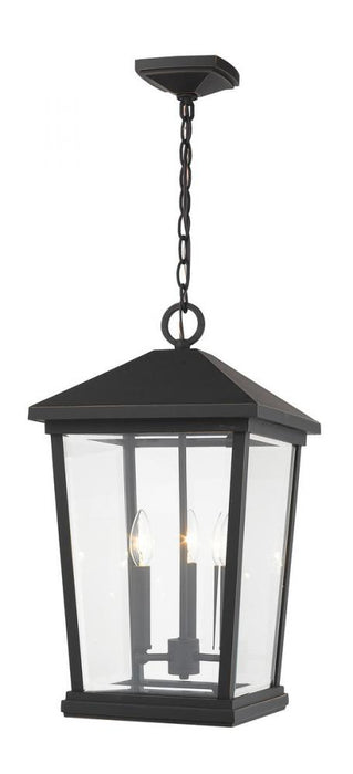 3 Light Outdoor Chain Mount Ceiling Fixture | 568CHXL-ORB