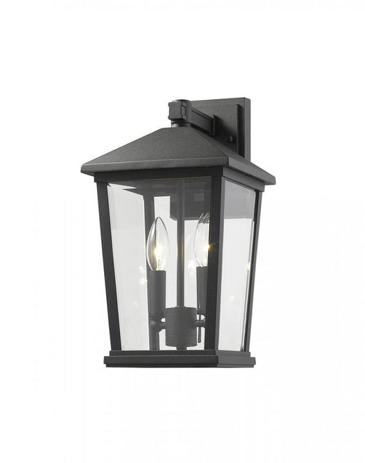 2 Light Outdoor Wall Light | 568M-BK