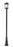 2 Light Outdoor Post Mounted Fixture | 568PHBR-519P-BK