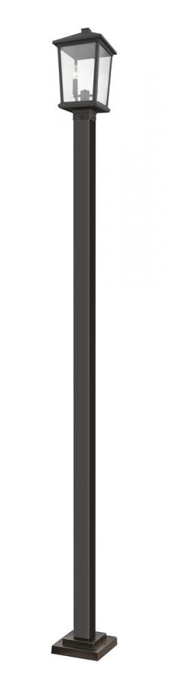 2 Light Outdoor Post Mounted Fixture | 568PHBS-536P-ORB