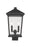 2 Light Outdoor Post Mount Fixture | 568PHBS-BK