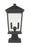 2 Light Outdoor Pier Mounted Fixture | 568PHBS-SQPM-ORB