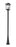 3 Light Outdoor Post Mounted Fixture | 568PHXLR-519P-BK