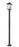3 Light Outdoor Post Mounted Fixture | 568PHXLS-536P-BK