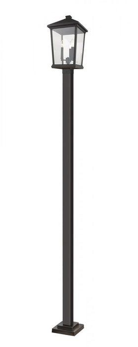 3 Light Outdoor Post Mounted Fixture | 568PHXLS-536P-ORB