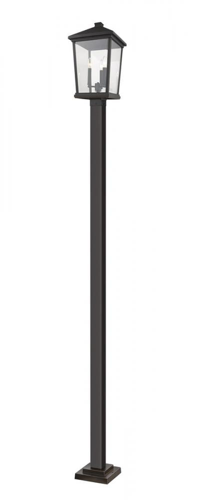 3 Light Outdoor Post Mounted Fixture | 568PHXLS-536P-ORB