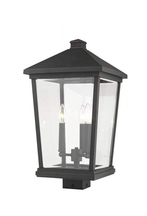 3 Light Outdoor Post Mount Fixture | 568PHXLS-ORB