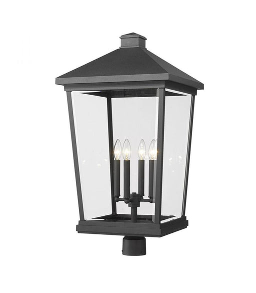 4 Light Outdoor Post Mount Fixture | 568PHXXLR-BK