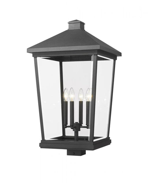 4 Light Outdoor Post Mount Fixture | 568PHXXLS-BK
