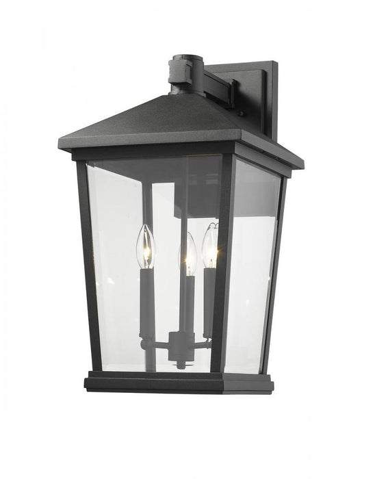 3 Light Outdoor Wall Light | 568XL-BK