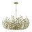Broche 42'' Champagne Green Tea Chandelier | 569-CT