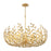 Crystorama Broche 12 Light Antique Gold Chandelier