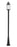 1 Light Outdoor Post Mounted Fixture | 569PHB-519P-BK