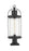1 Light Outdoor Pier Mounted Fixture | 569PHB-533PM-BK