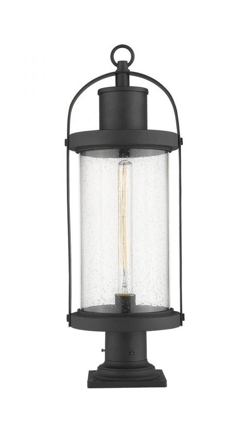 1 Light Outdoor Pier Mounted Fixture | 569PHB-533PM-BK