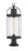 1 Light Outdoor Pier Mounted Fixture | 569PHB-553PM-BK